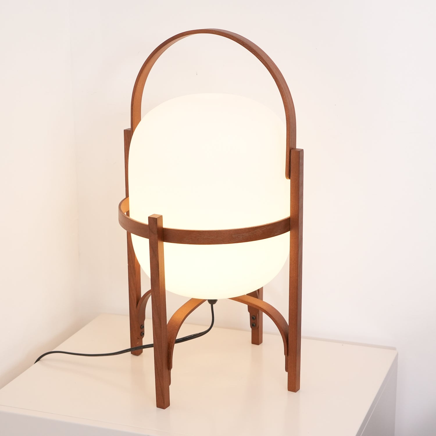 Lantern Glass Table Lamp