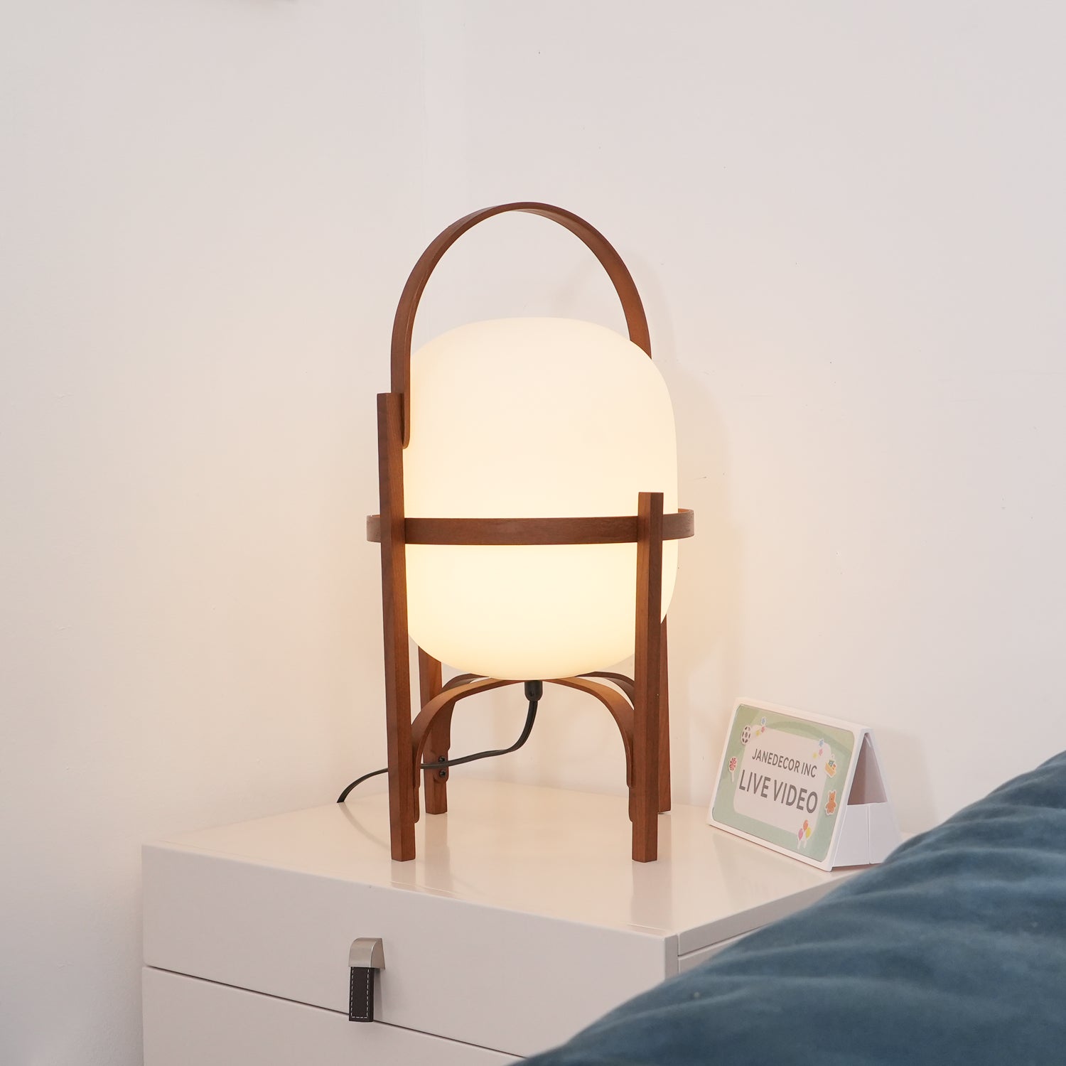 Lantern Glass Table Lamp