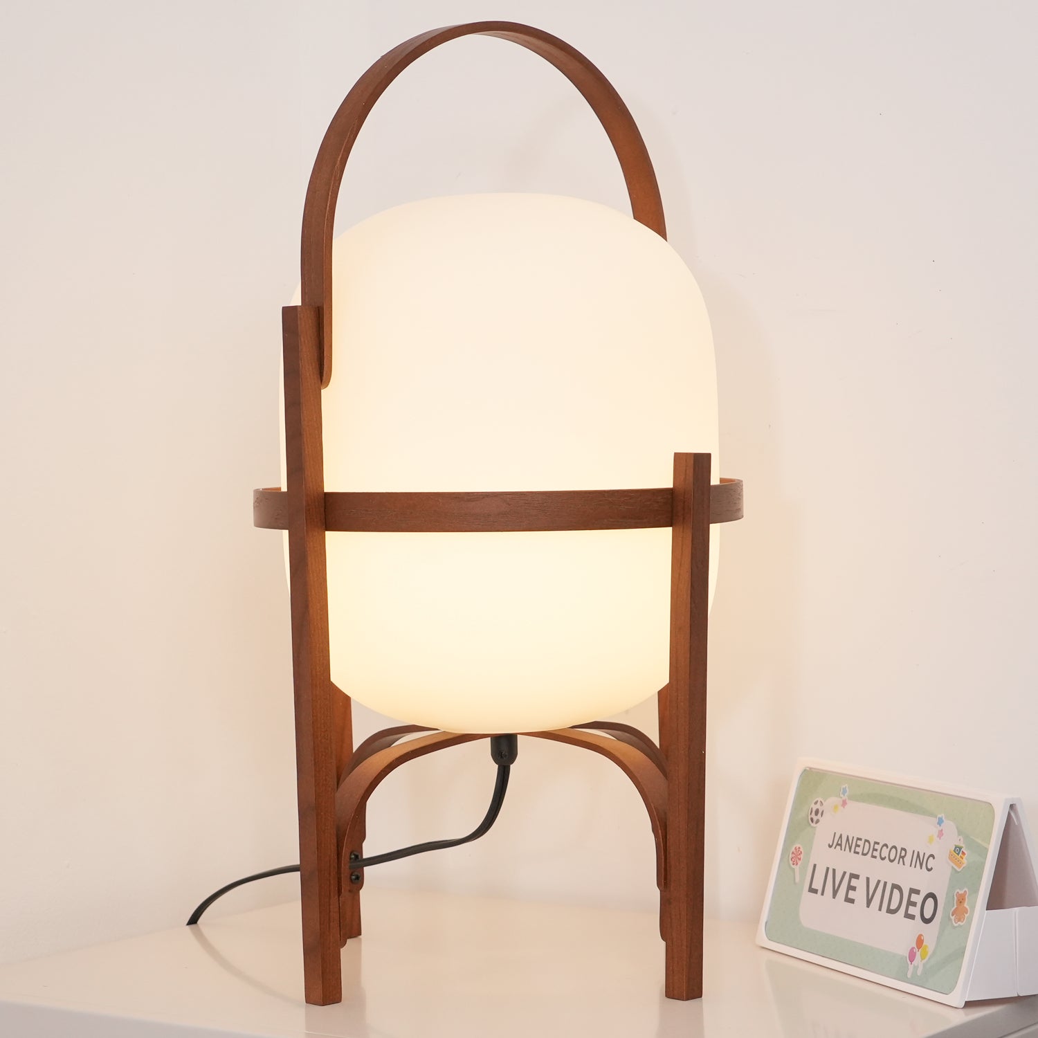 Lantern Glass Table Lamp
