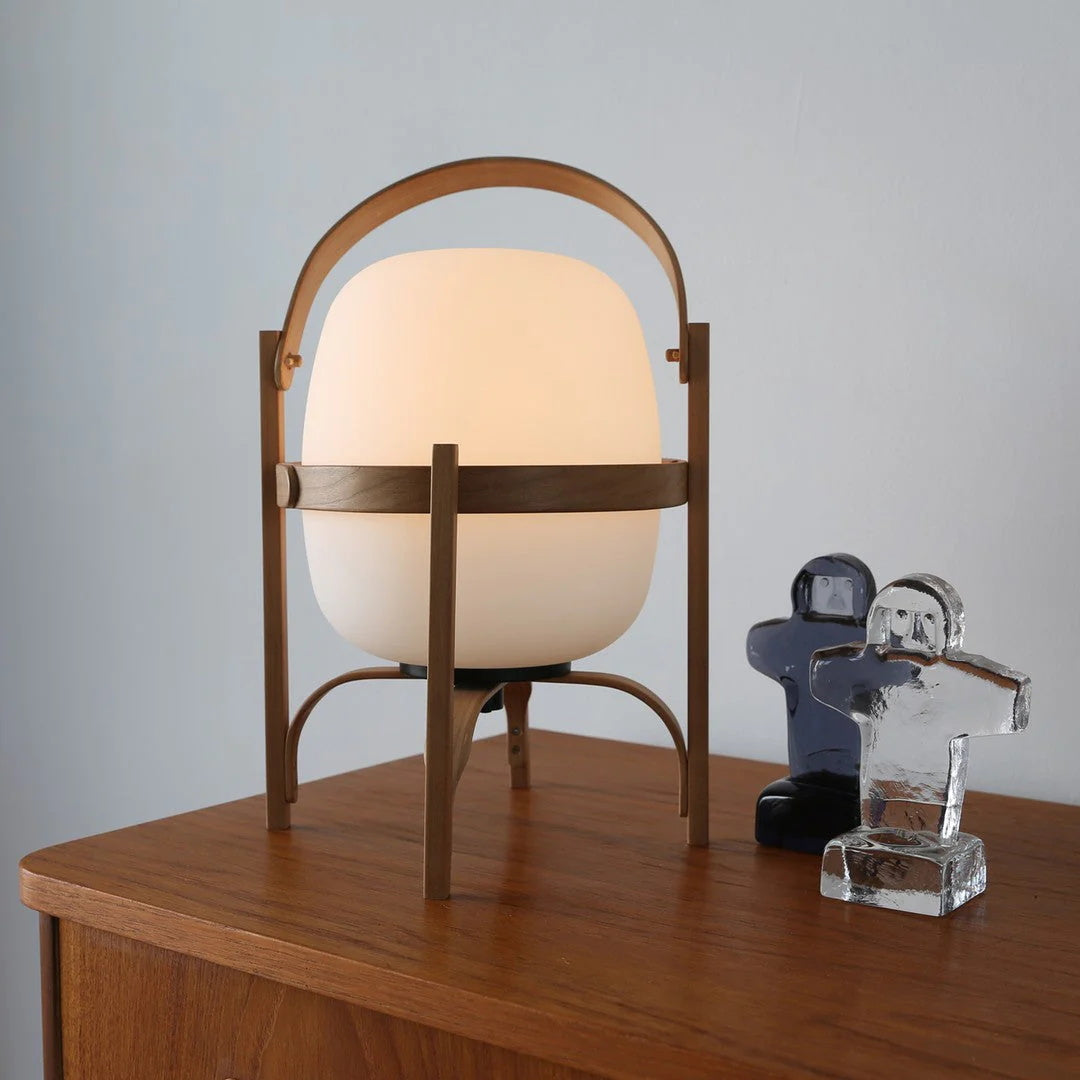 Lantern Glass Table Lamp
