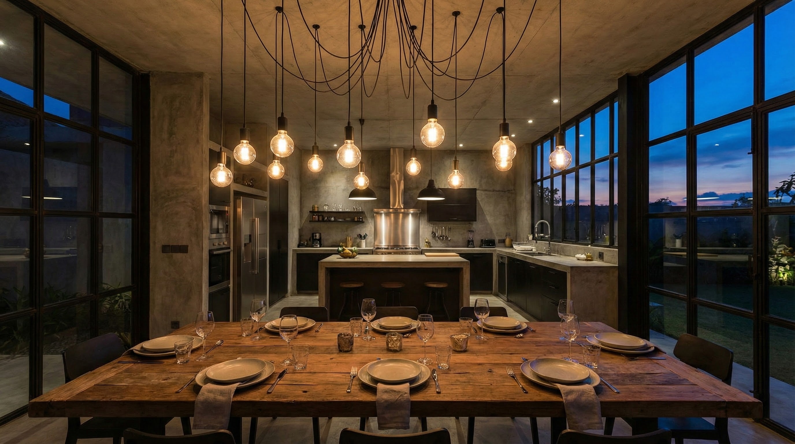 Lustre de plafond araignée