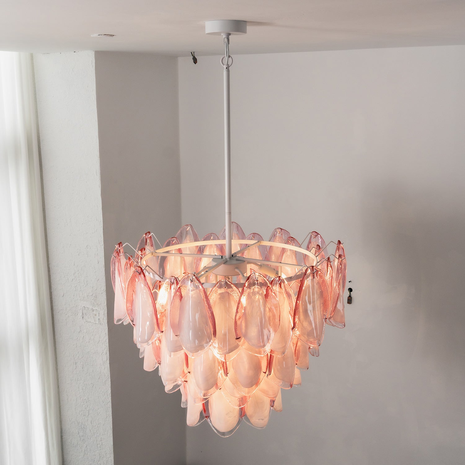 Elara Blush Petal Chandelier