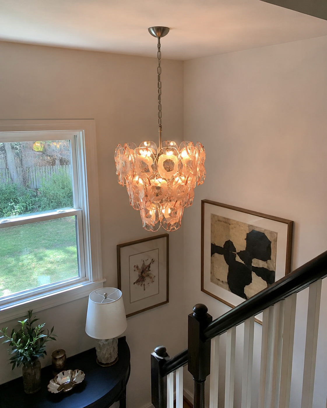 Fiorella Blush Petal Chandelier