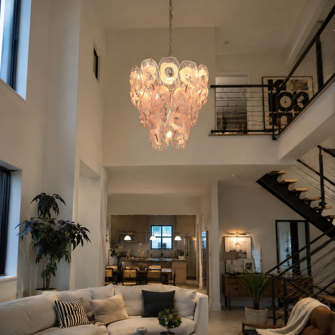 Fiorella Blush Petal Chandelier