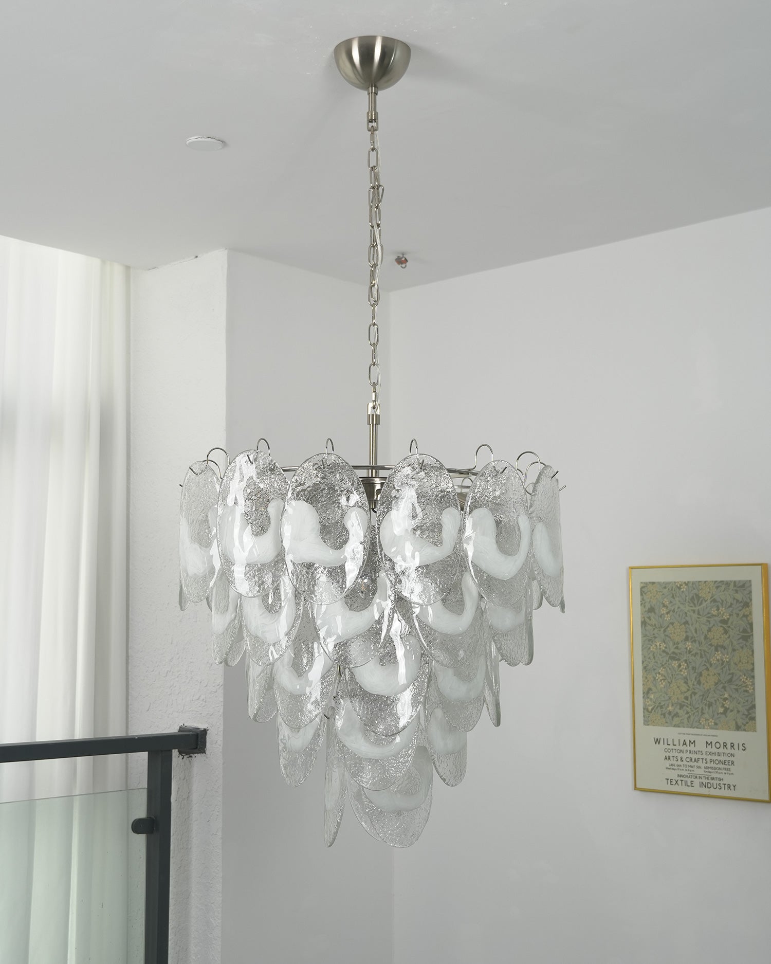 Lucera Tiered Art Glass Chandelier