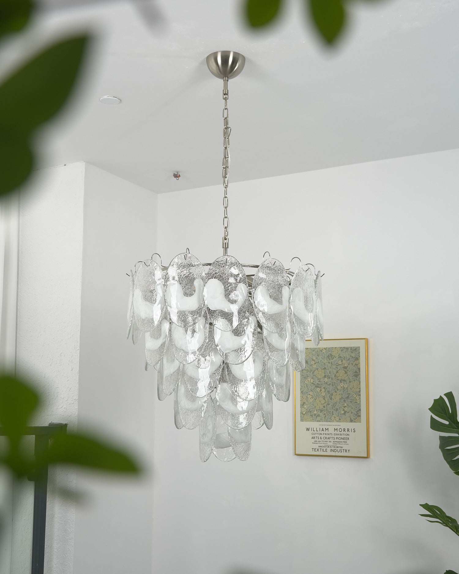 Lucera Tiered Art Glass Chandelier