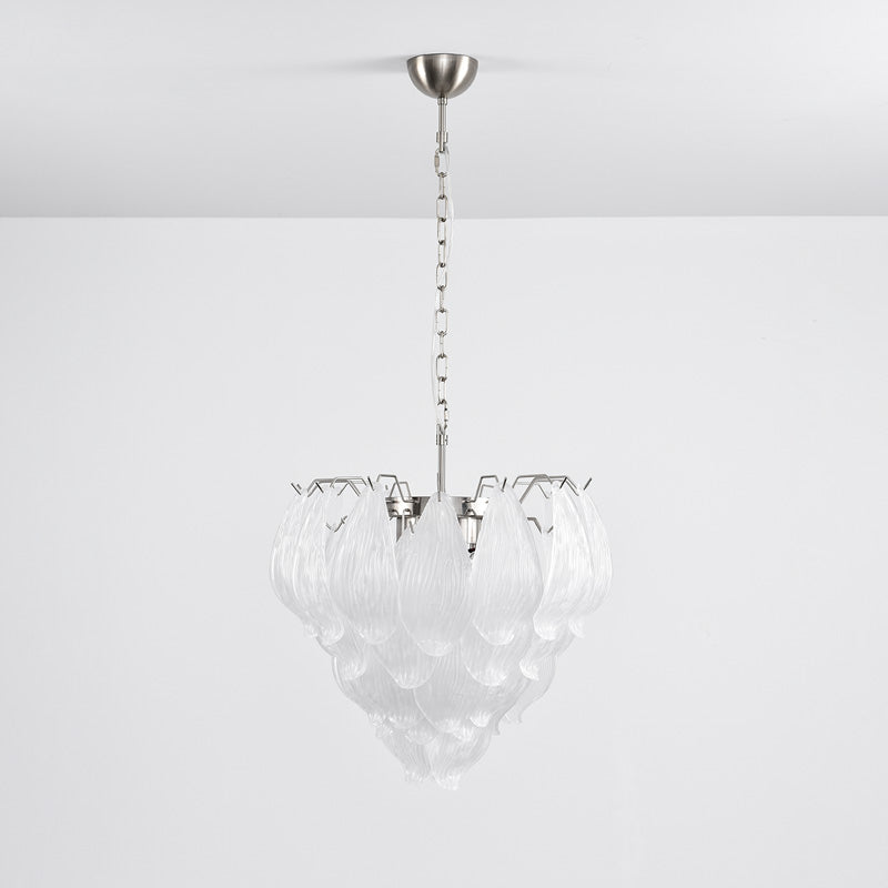 Venzara Glass Petal Chandelier