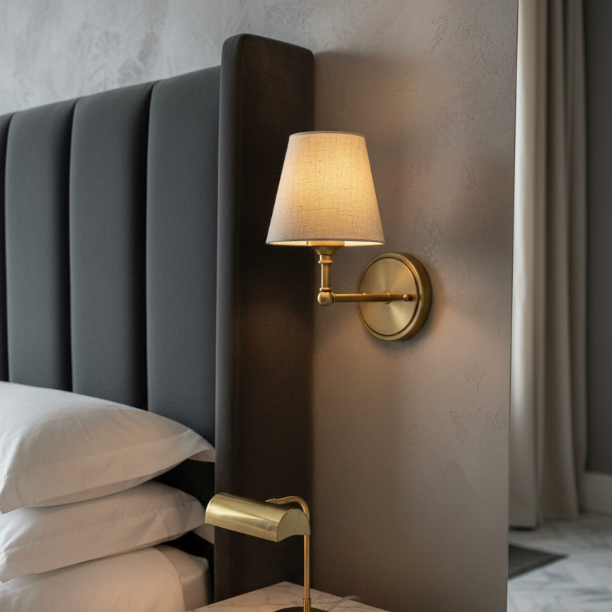 Alden Linen Wall Sconce