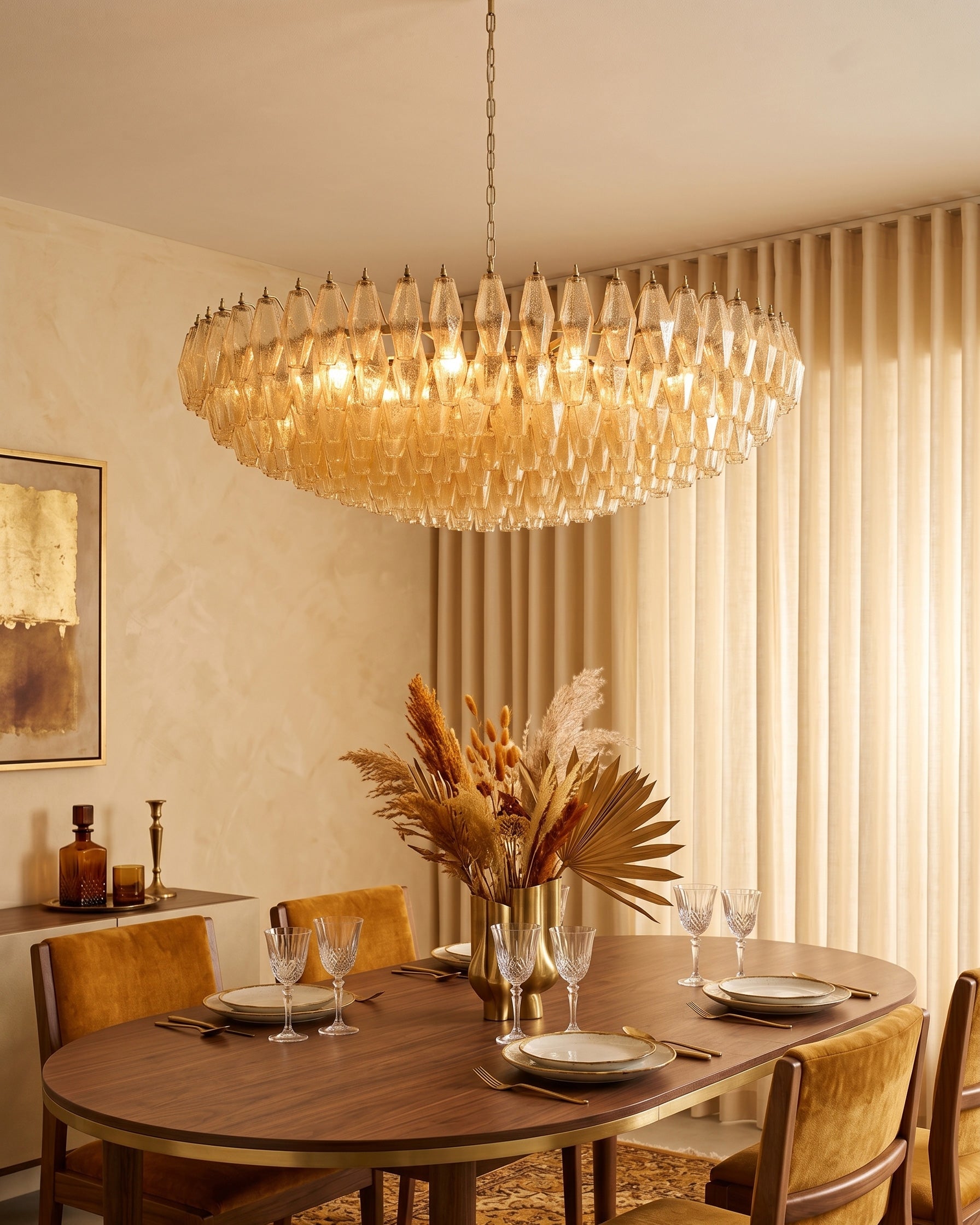 Amber Sorrento Chandelier