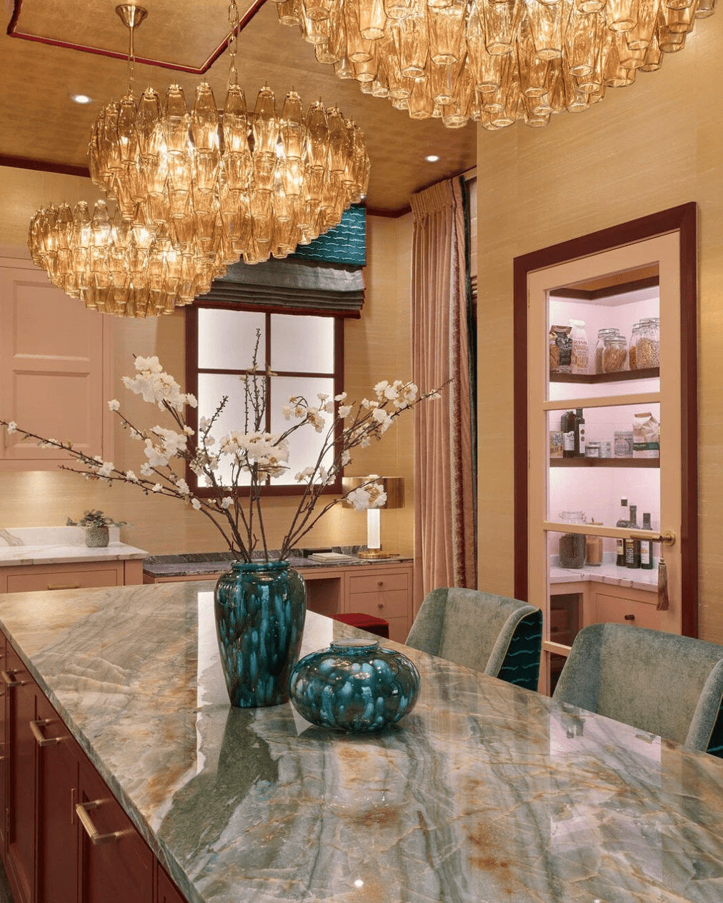Amber Sorrento Chandelier