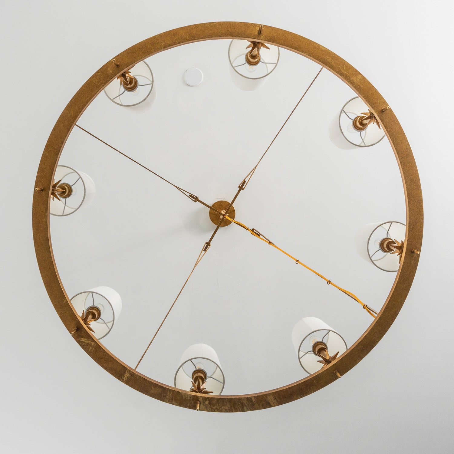 Astraea Star Wagon Wheel Chandelier