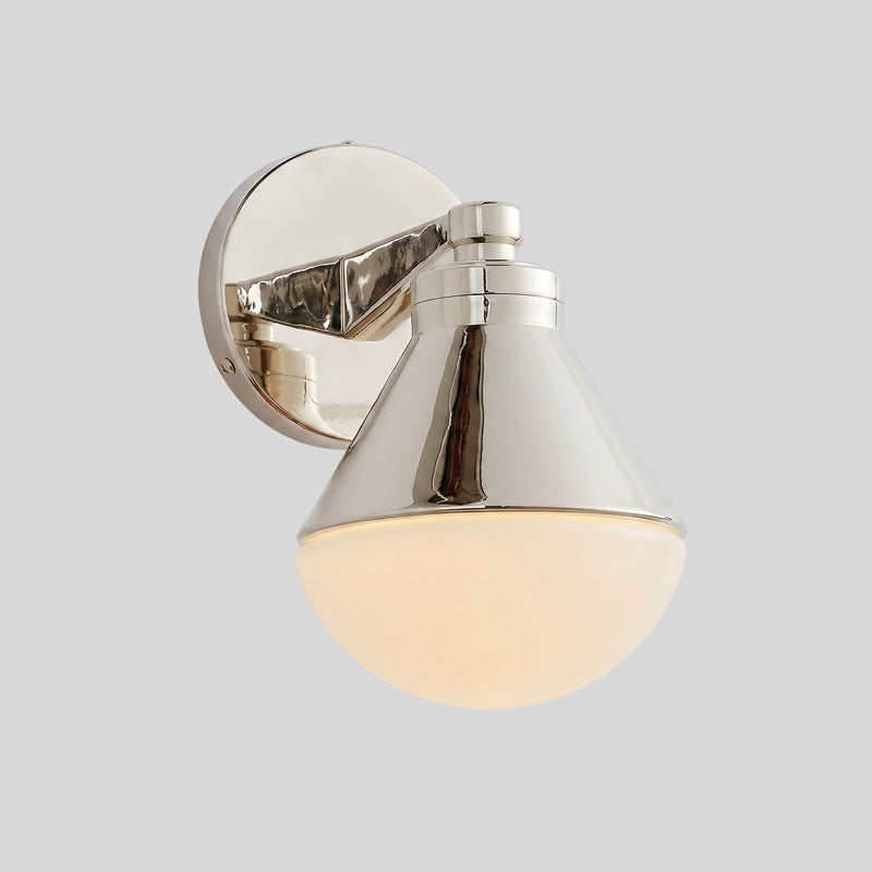 Aurelia Brass Cone Wall Sconce