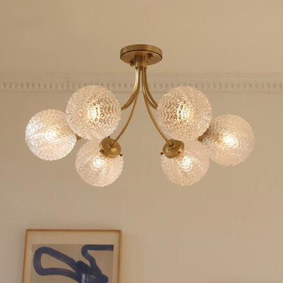 6 heads Dia 66cm x H 36cm / ∅ 26″ x H 14.2″