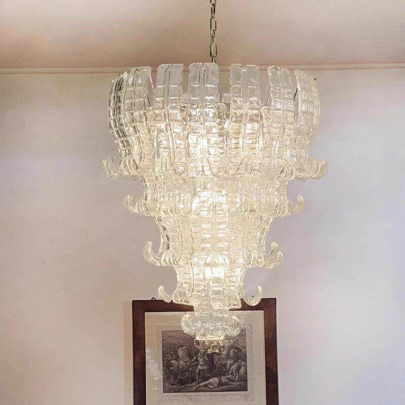 Francesca Pink Art Chandelier