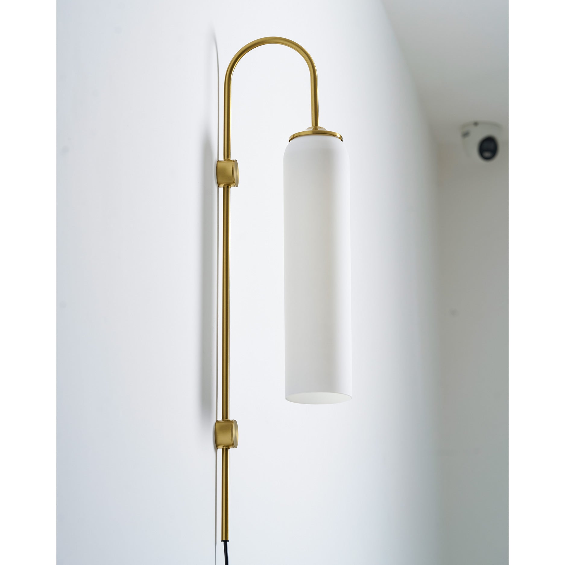 Modern Glass Plug-In Wall Lamp