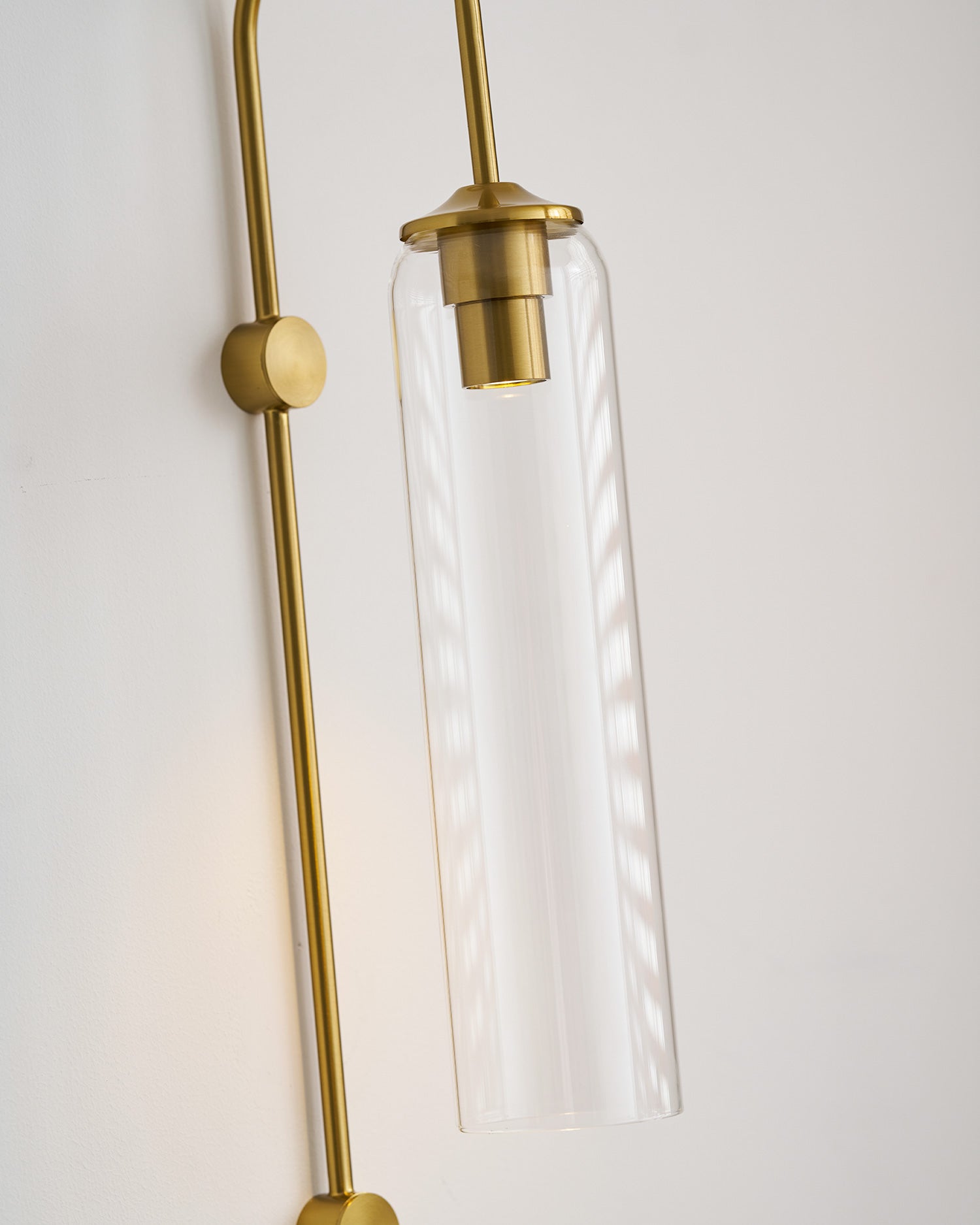 Modern Glass Plug-In Wall Lamp