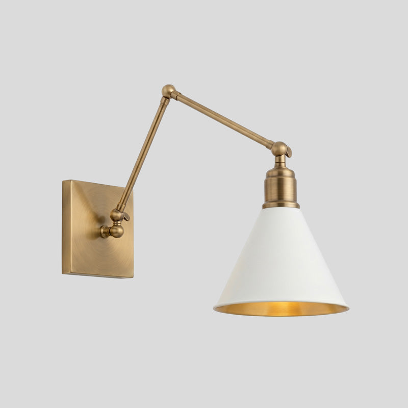 Monroe Brass Swing Sconce