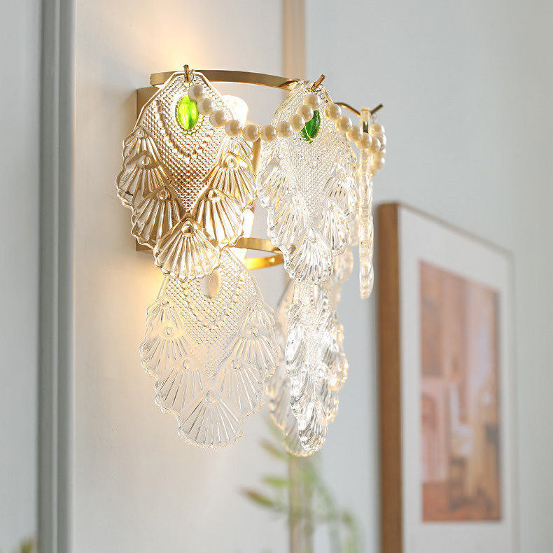 Odette Pearl Glass Wall Sconce