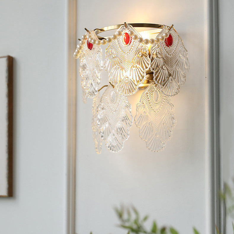 Odette Pearl Glass Wall Sconce