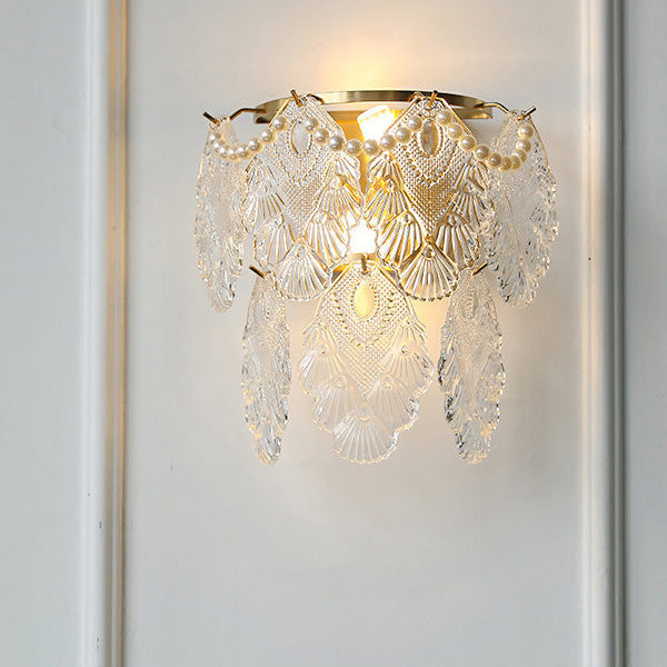 Odette Pearl Glass Wall Sconce