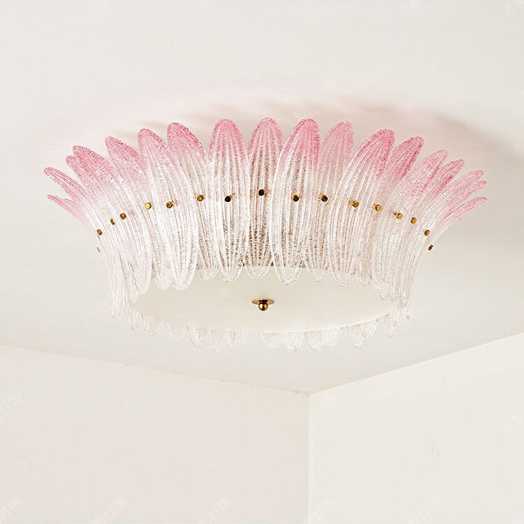 Paloma Pink Petal Flush Mount