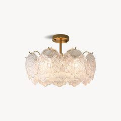 Shell Glass Deckenleuchte