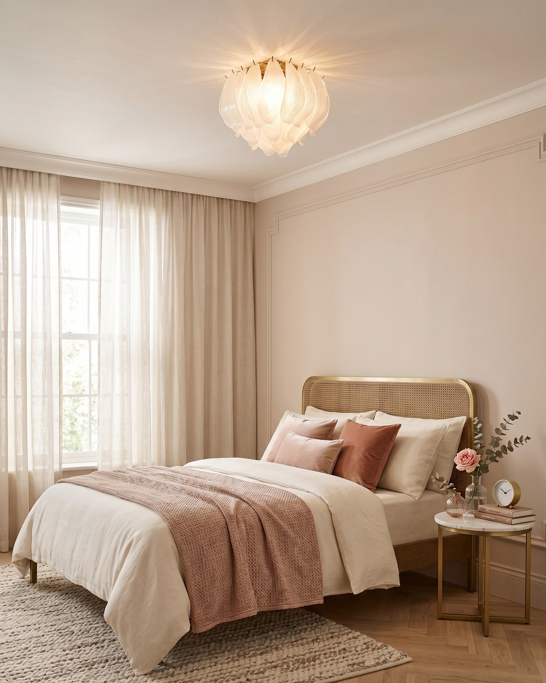 Sylvia Frosted Glass Ceiling Light