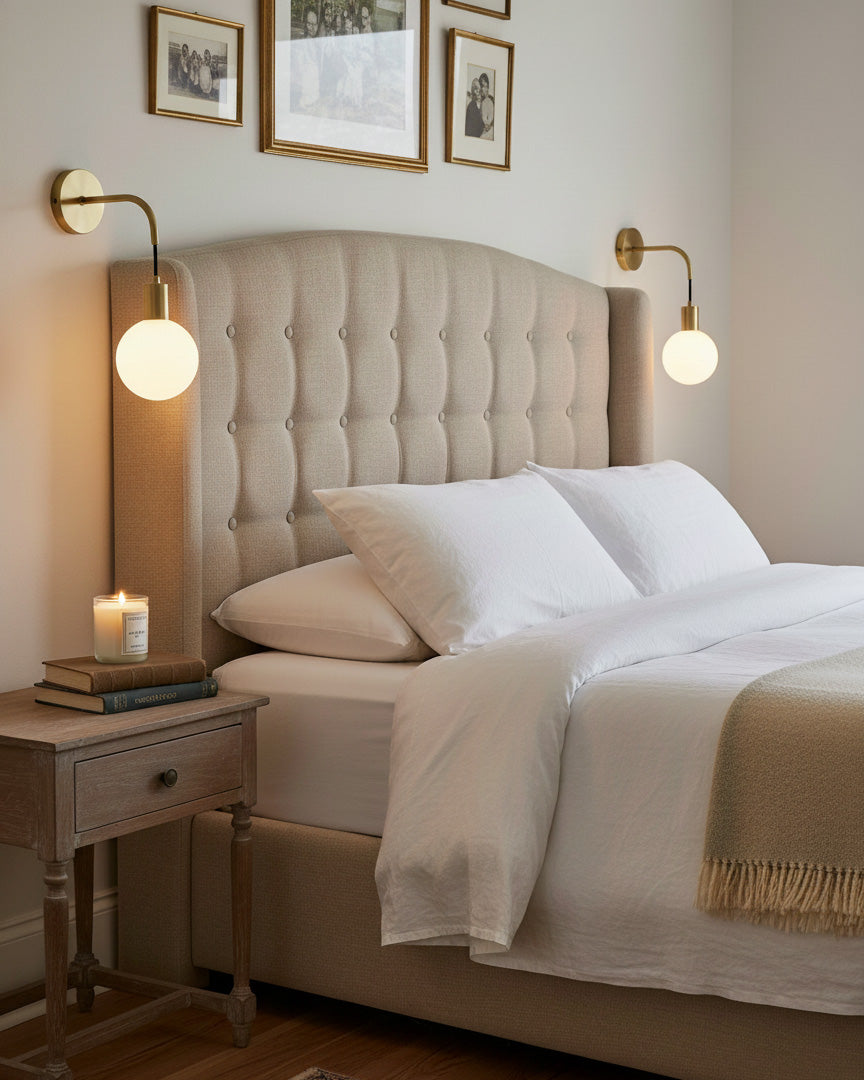 Theo Brass Globe Wall Sconce