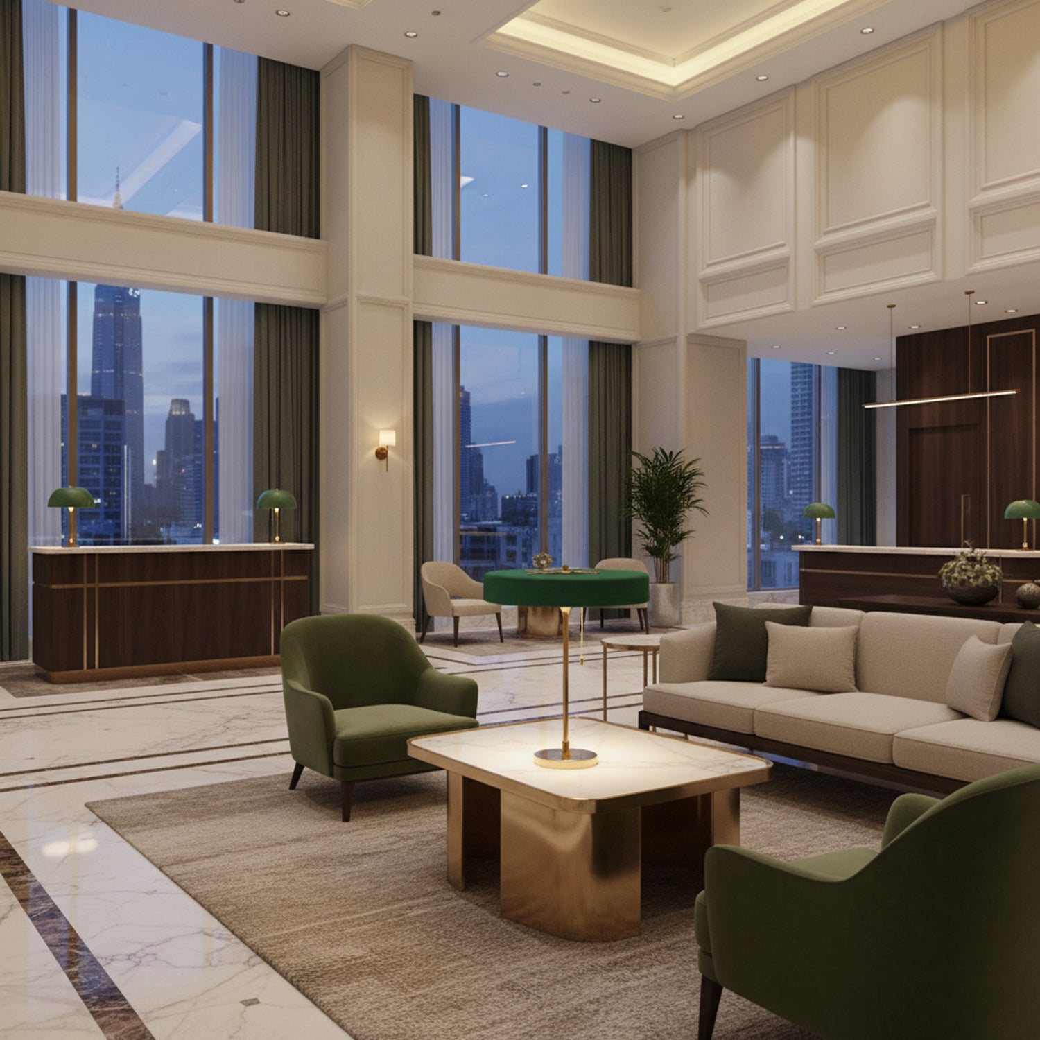 Lampe de table tournante