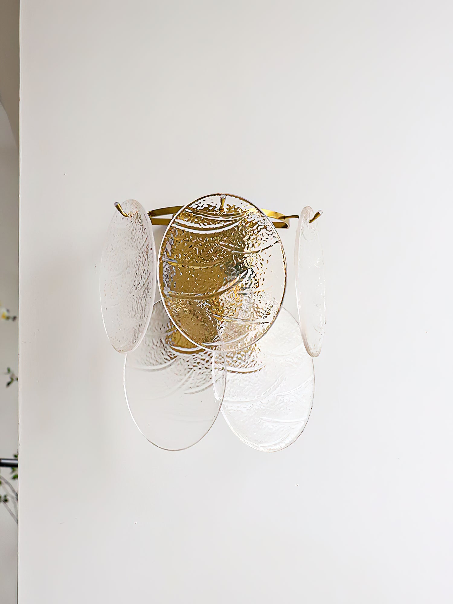 Ripple Glass Wall Sconce