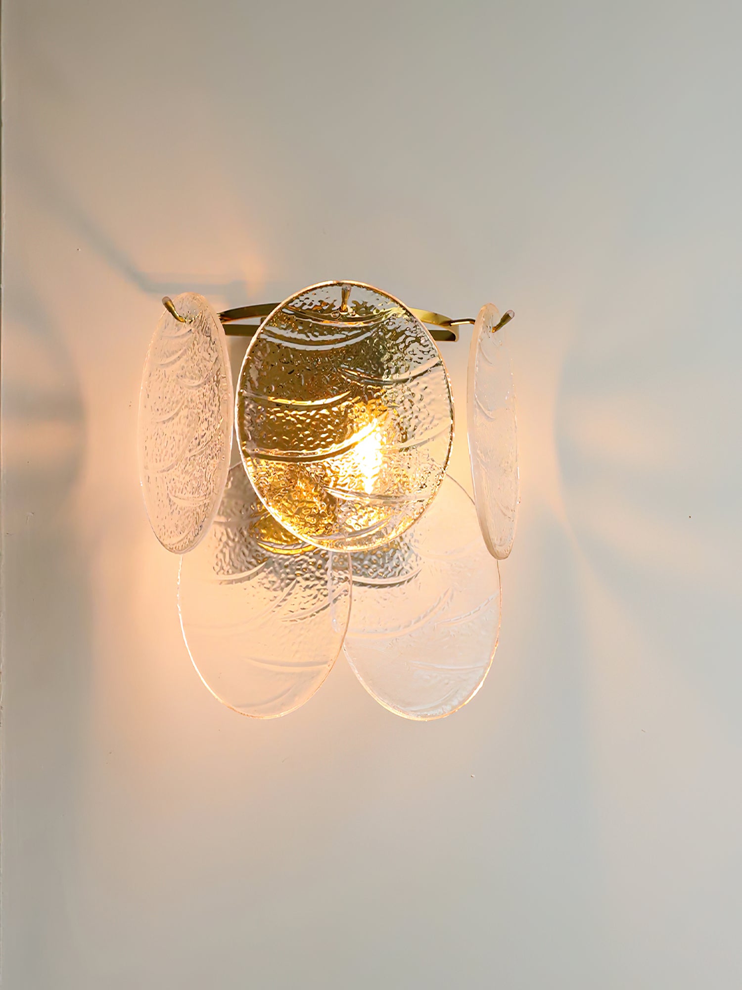Ripple Glass Wall Sconce