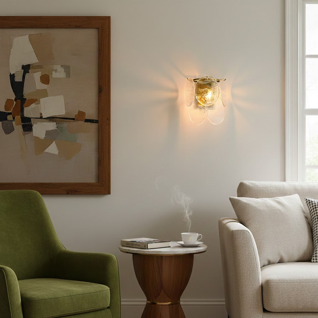 Ripple Glass Wall Sconce