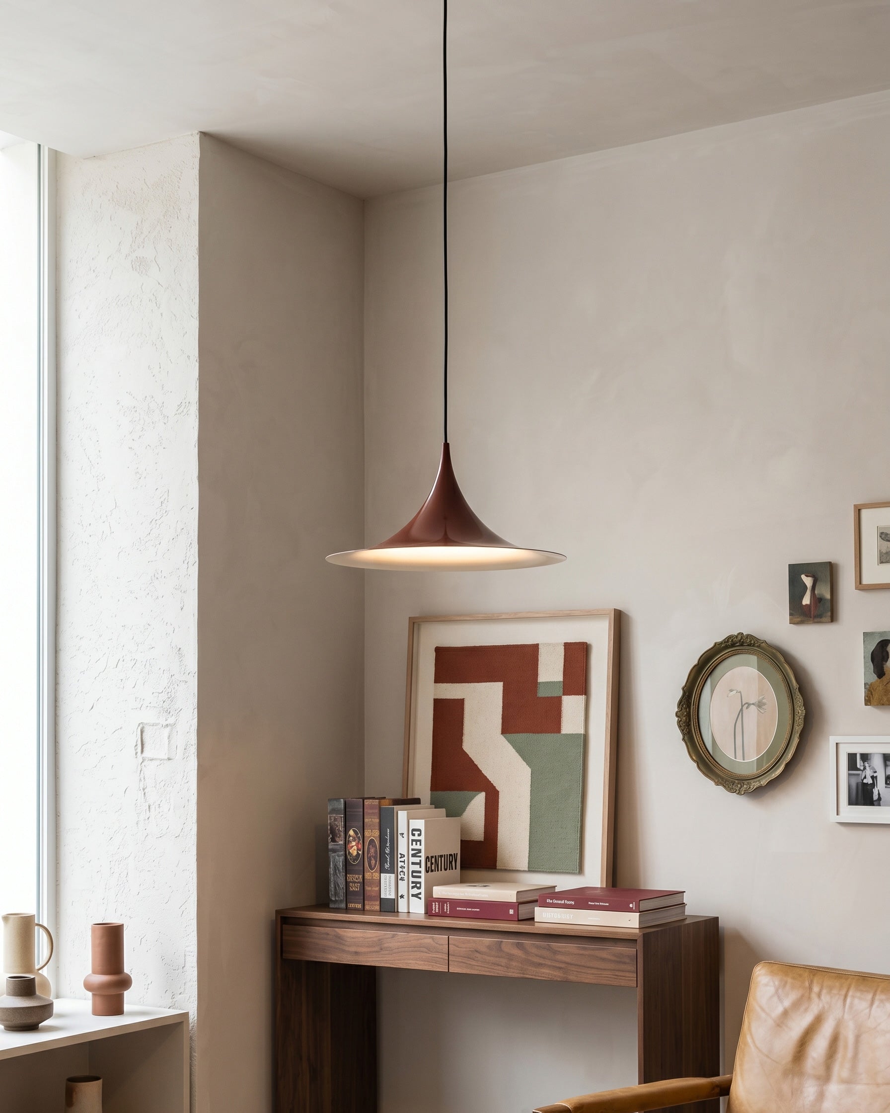 Semi Minimalist Funnel Pendant Light