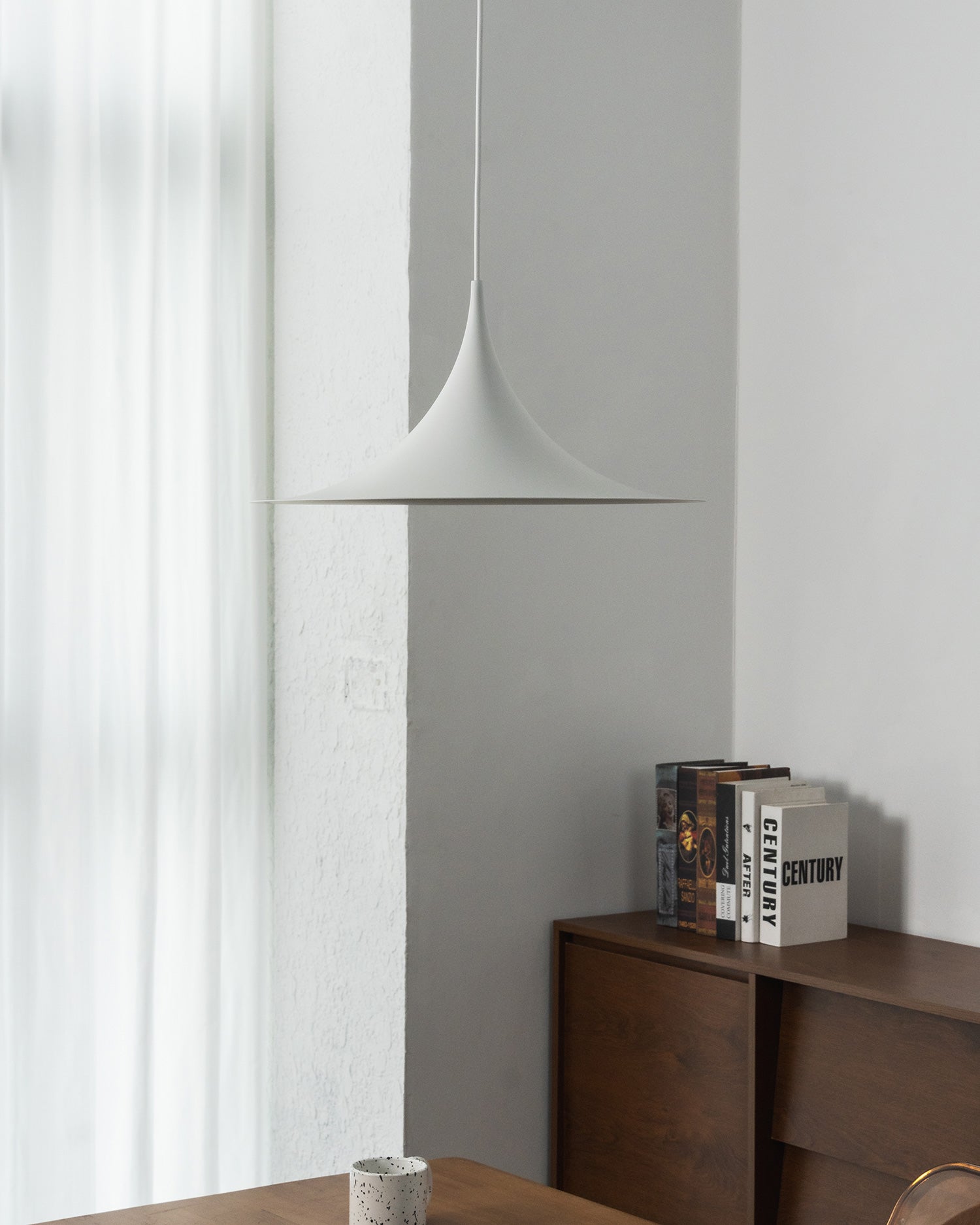 Semi Minimalist Funnel Pendant Light