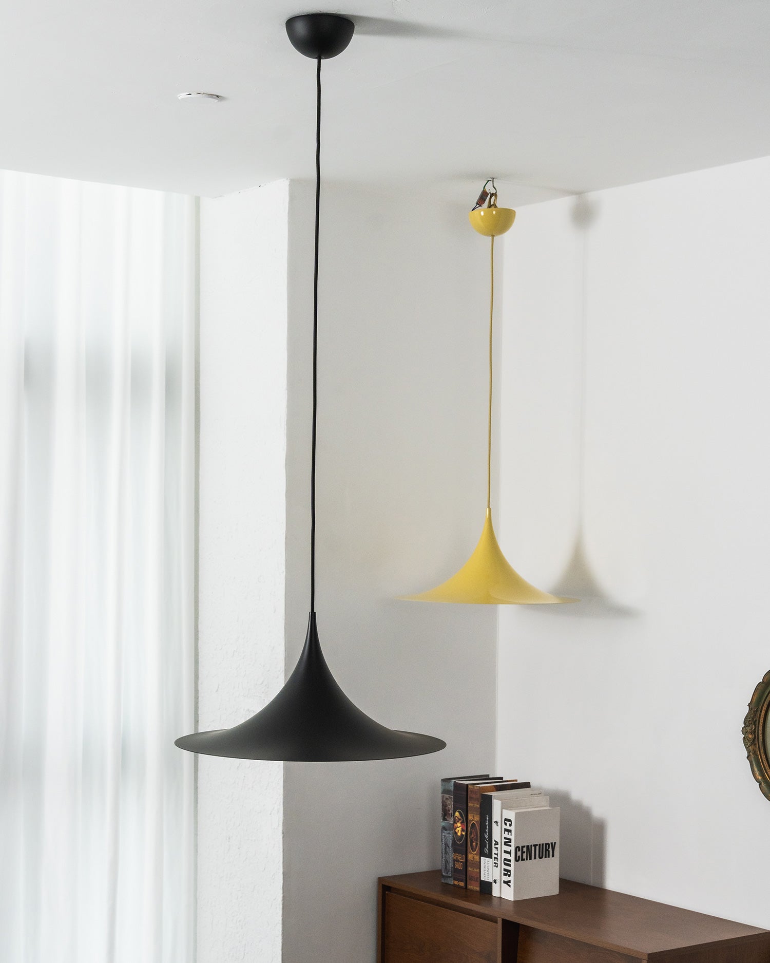 Semi Minimalist Funnel Pendant Light