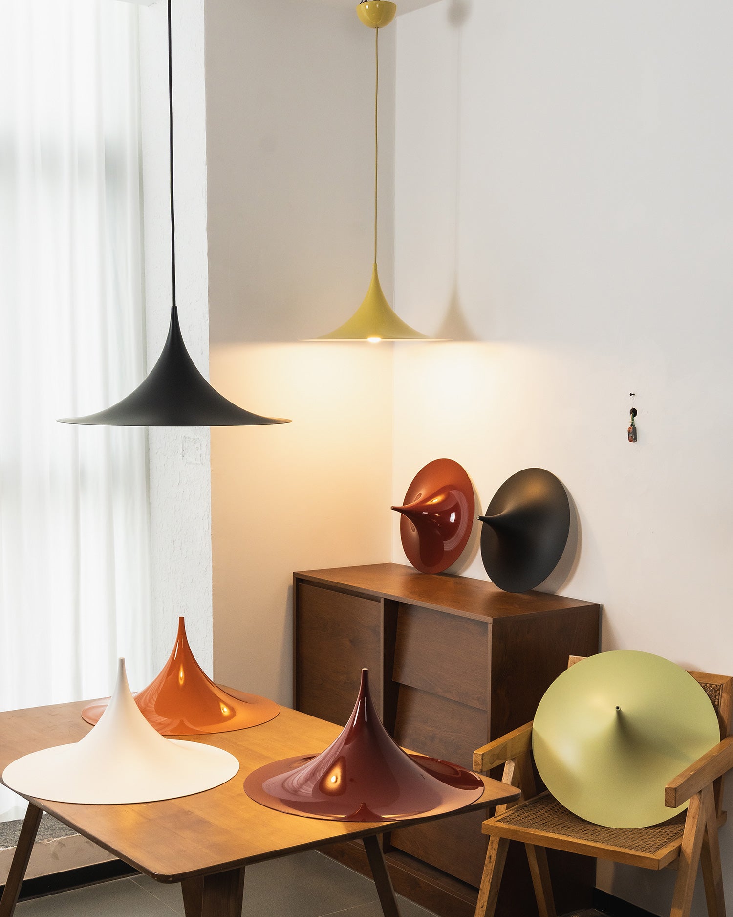 Semi Minimalist Funnel Pendant Light