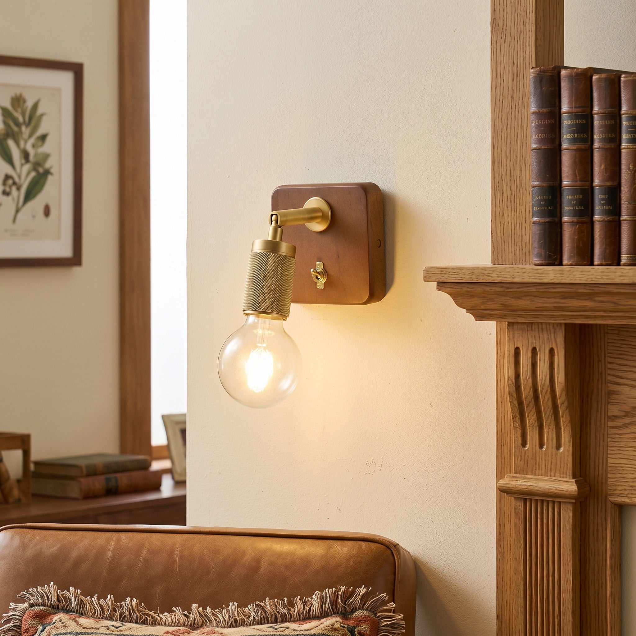 Silas Wood Wall Sconce
