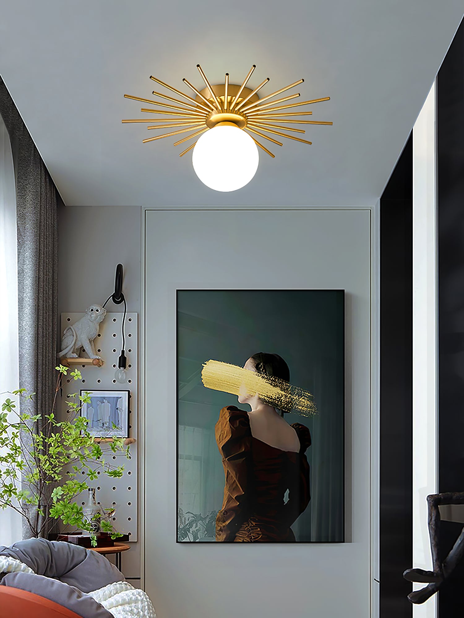 Starburst Ceiling Light