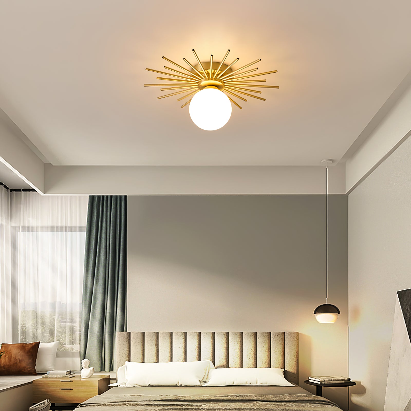 Starburst Ceiling Light