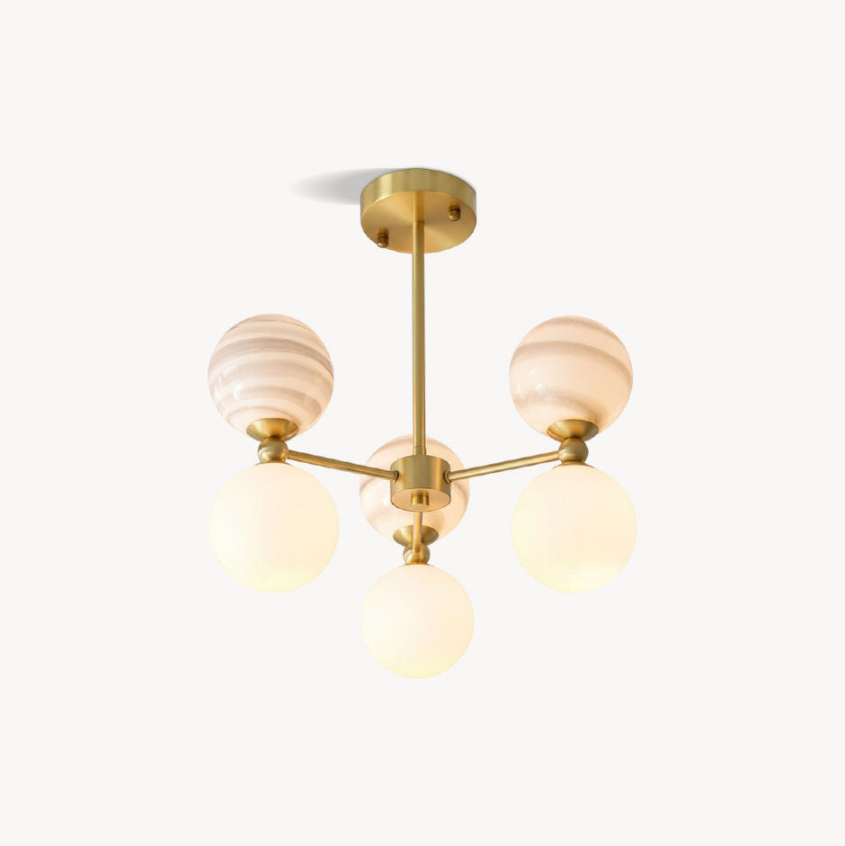 Striped Nebula Chandelier