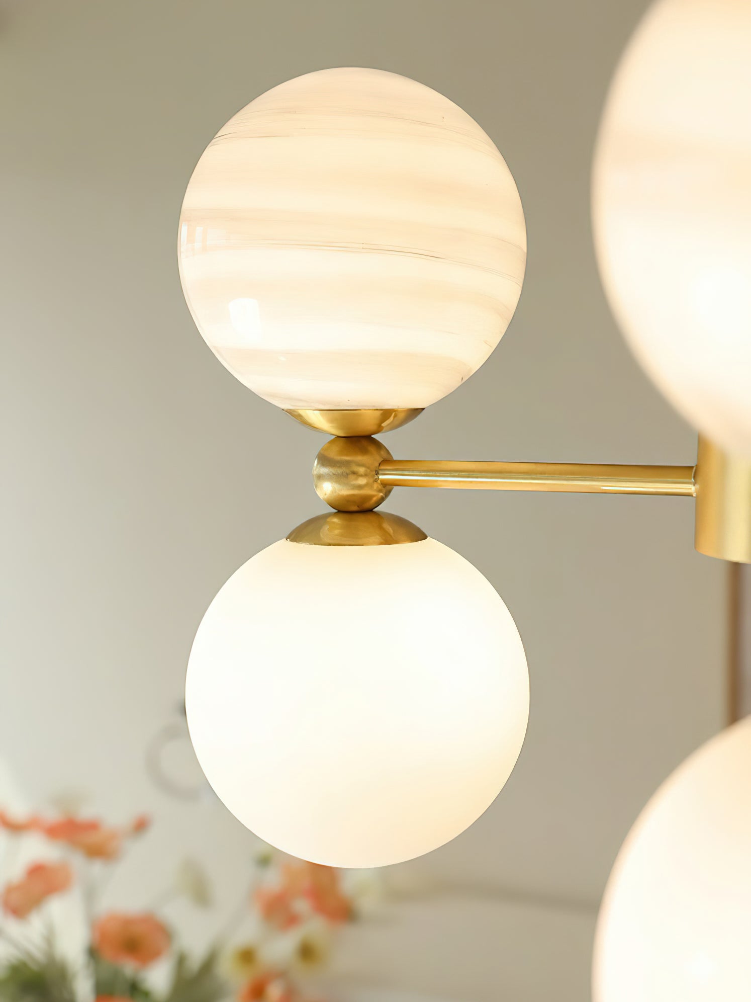 Striped Nebula Chandelier