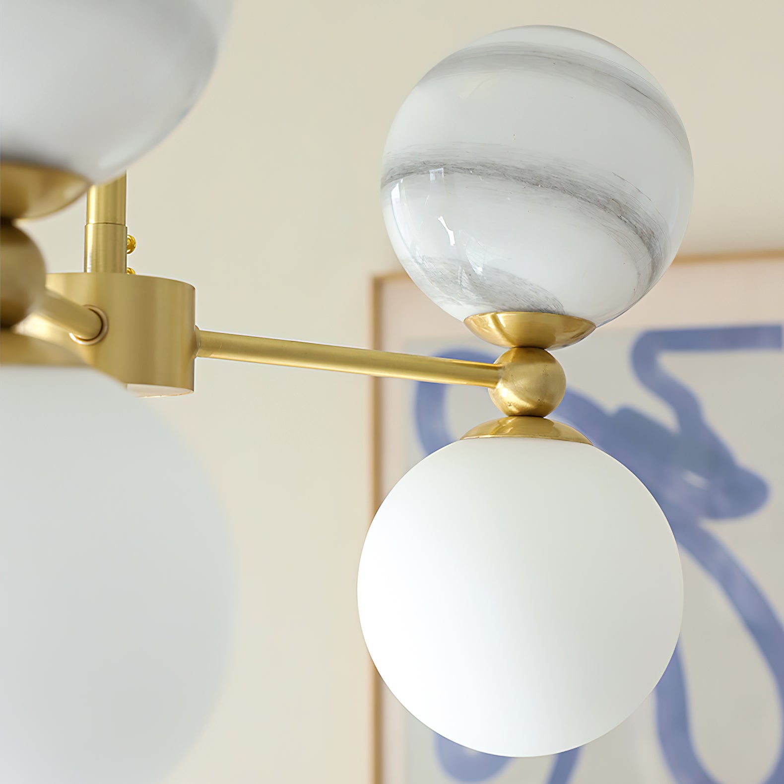 Striped Nebula Chandelier