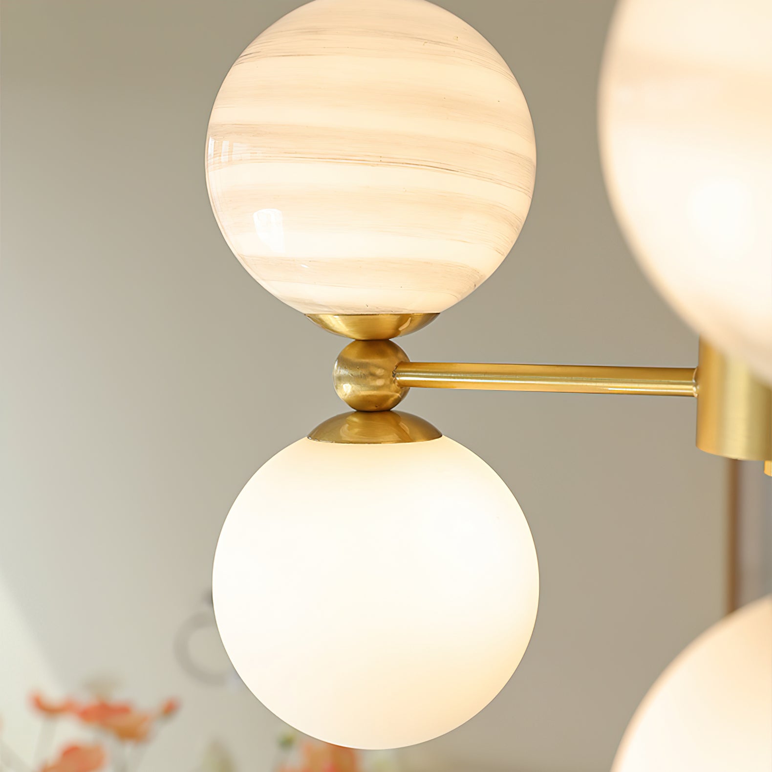 Striped Nebula Chandelier