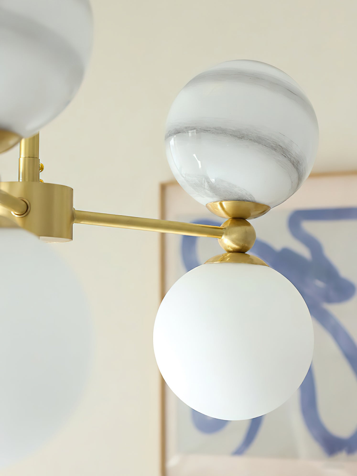 Striped Nebula Chandelier