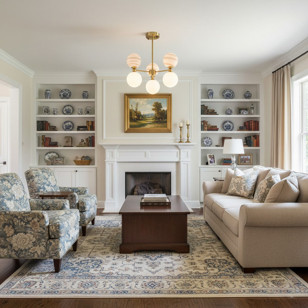 Striped Nebula Chandelier