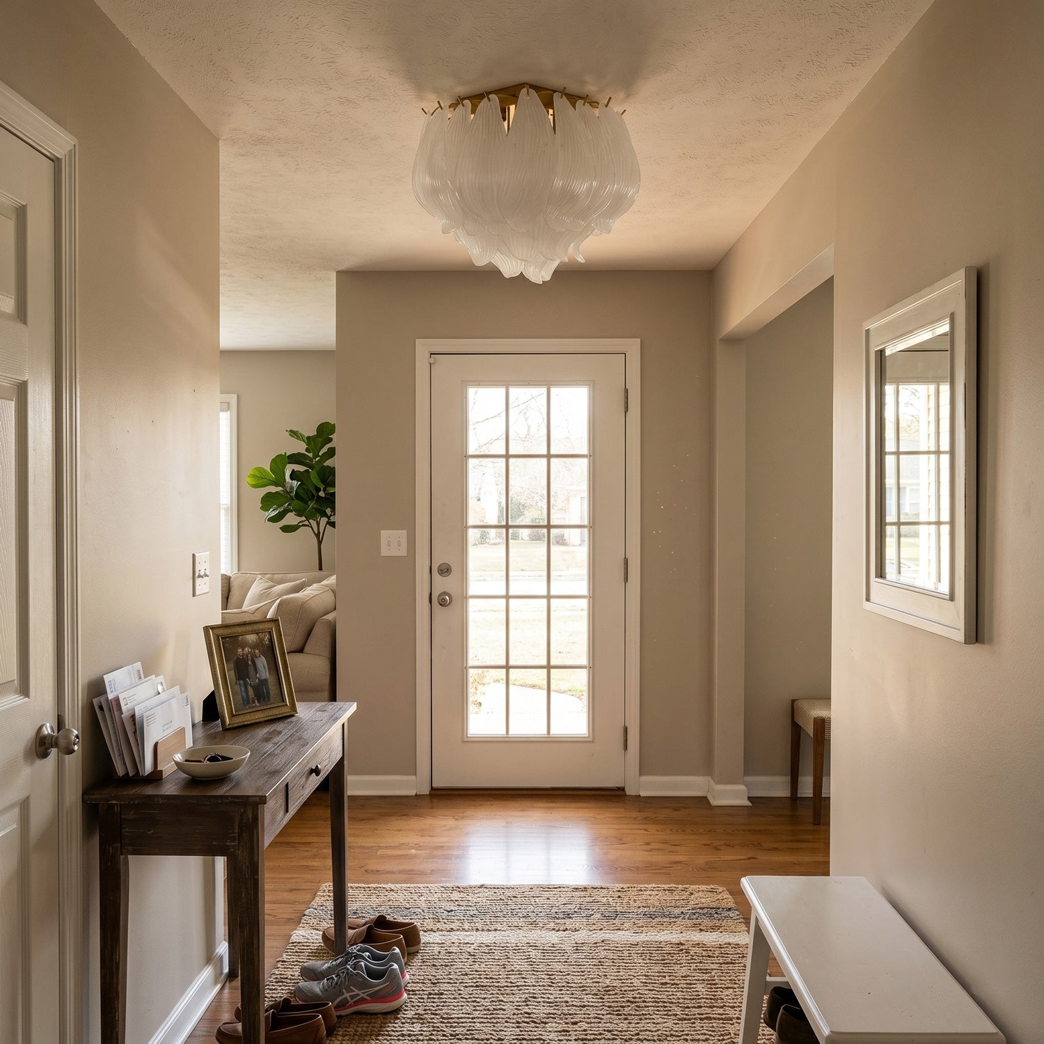 Sylvia Frosted Glass Ceiling Light