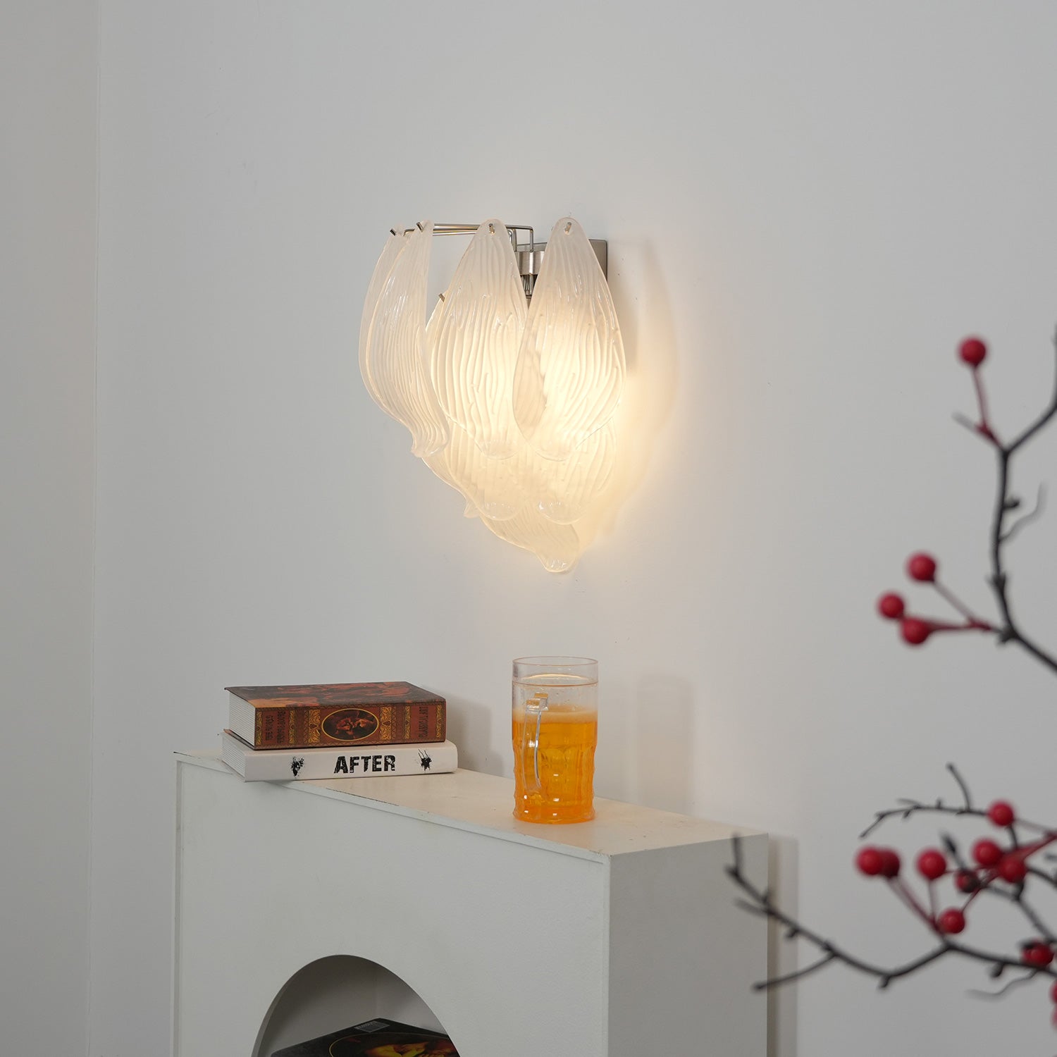 Sylvia Petal Glass Sconce