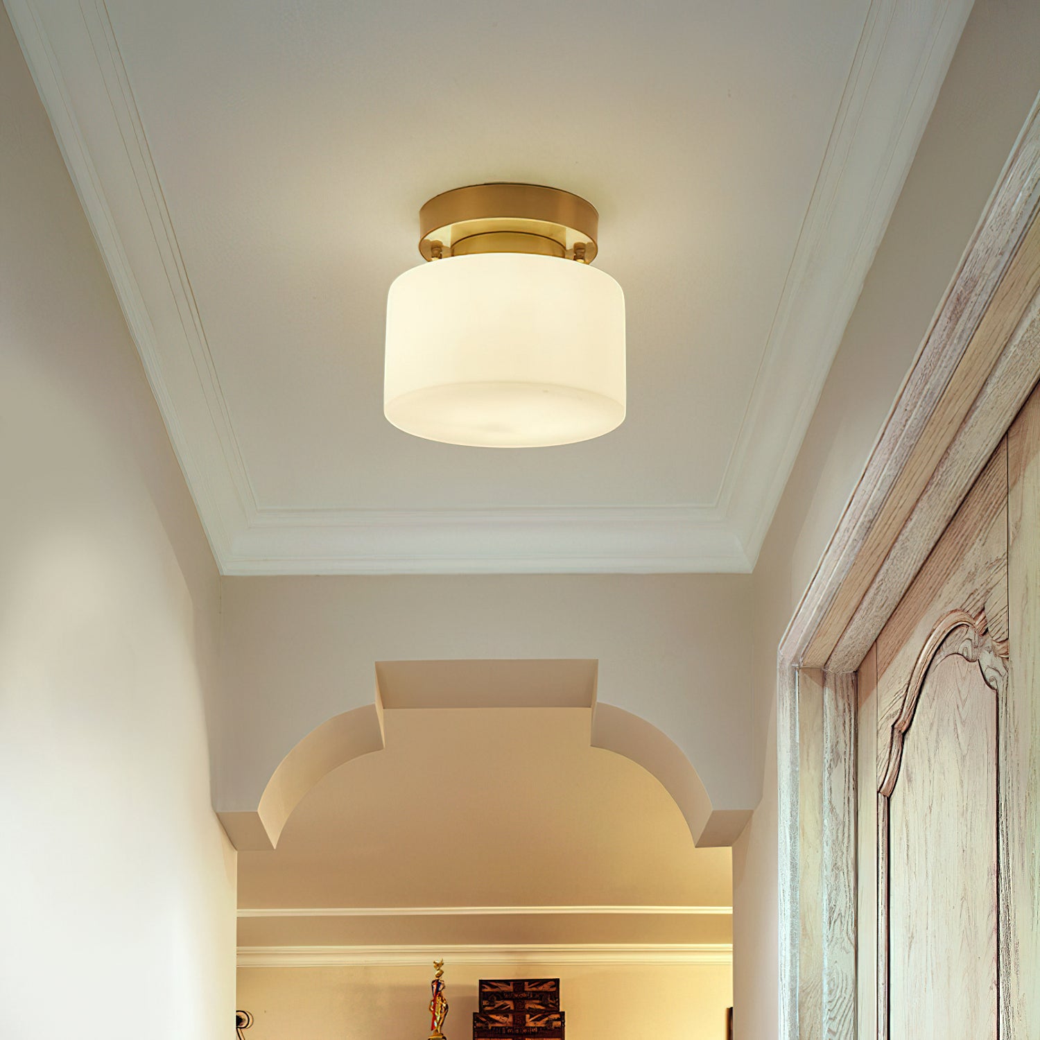 Tatum Glass Ceiling Light