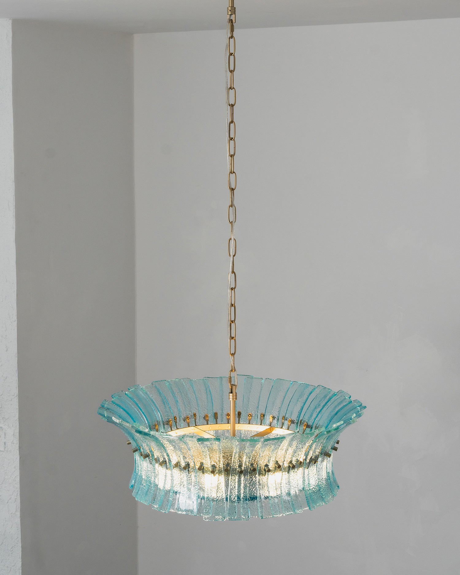 Valerie Sculptural Glass Chandelier