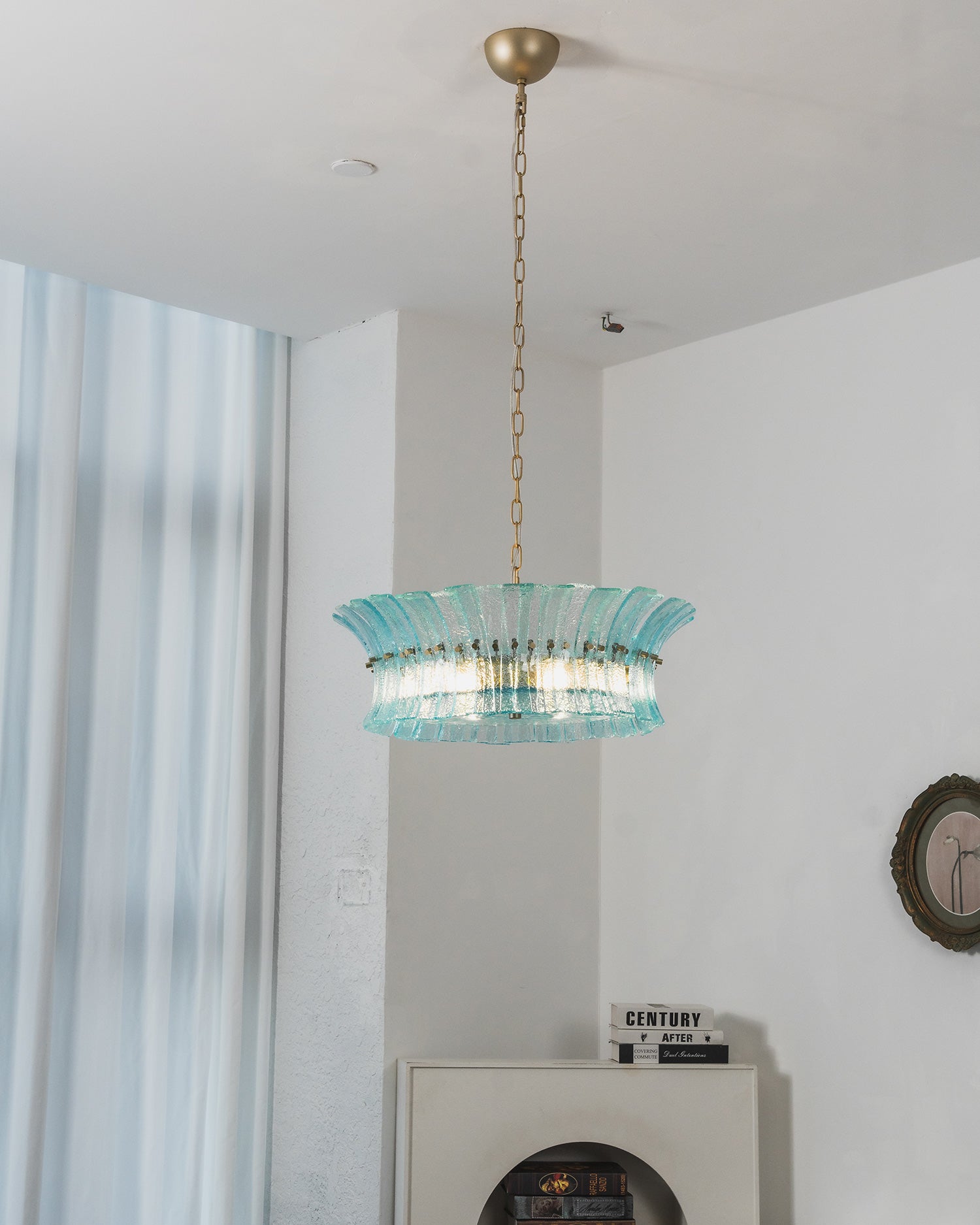 Valerie Sculptural Glass Chandelier